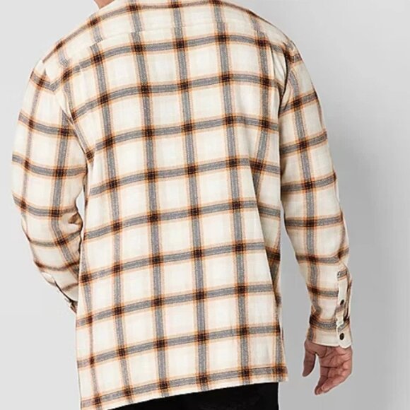 Mutual Weave Mens Big and Tall Midweight Shirt Jacket 3XL NWT - Picture 2 of 3